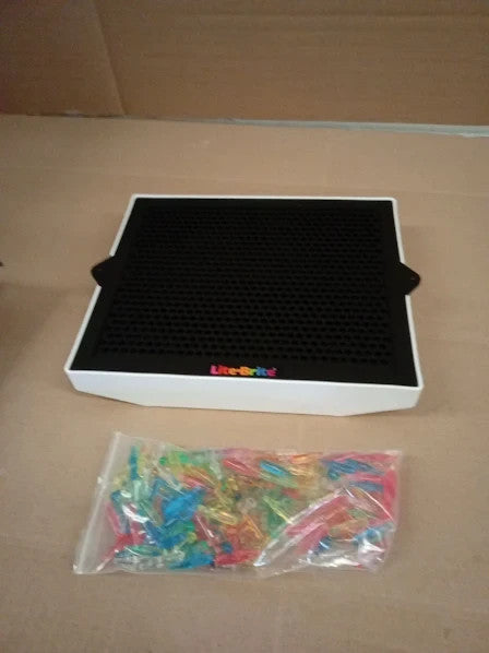 Lite Brite Classic Favorite Retro Toy Create Art Light Stem Educational 4+ New
