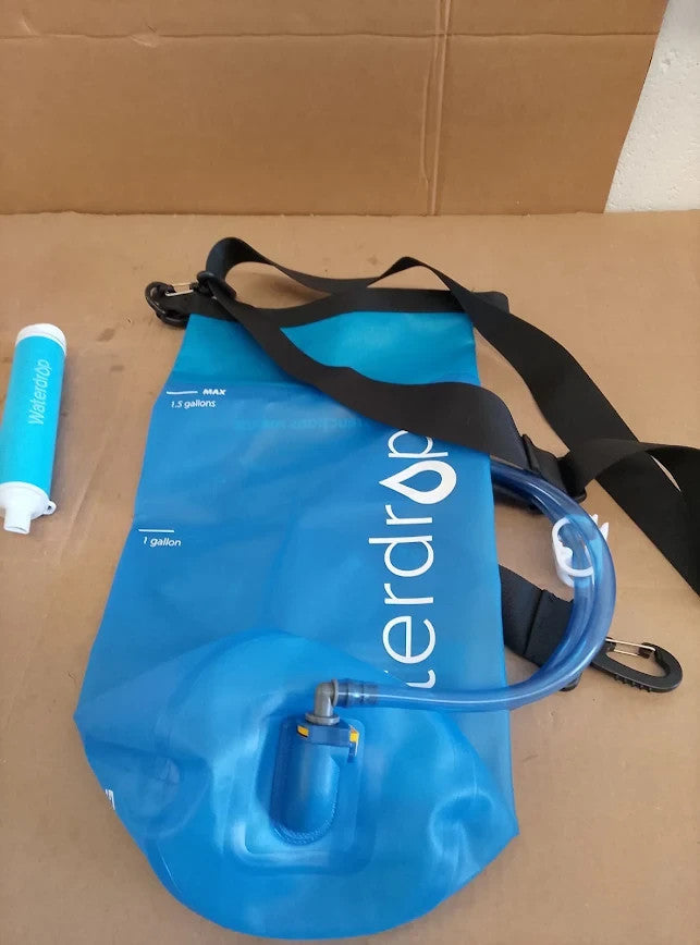 Waterdrop Water Filter Straw Camping Gravity Bag Personal Filter New