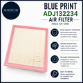 Blue Print ADJ132234 Air Filter 1 Pack Vehicle Specific Fit 257x194x50mm