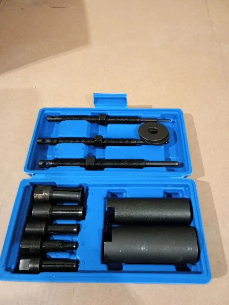 Coptiner 12pcs Inner Puller Kit 5 Collets 9-23mm Blind Hole Gear Bearing New