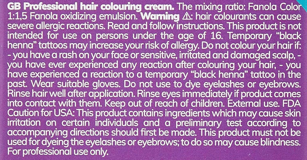 Fanola Cream Colore Colouring Cream 4.29 Dark Chocolate 100ml