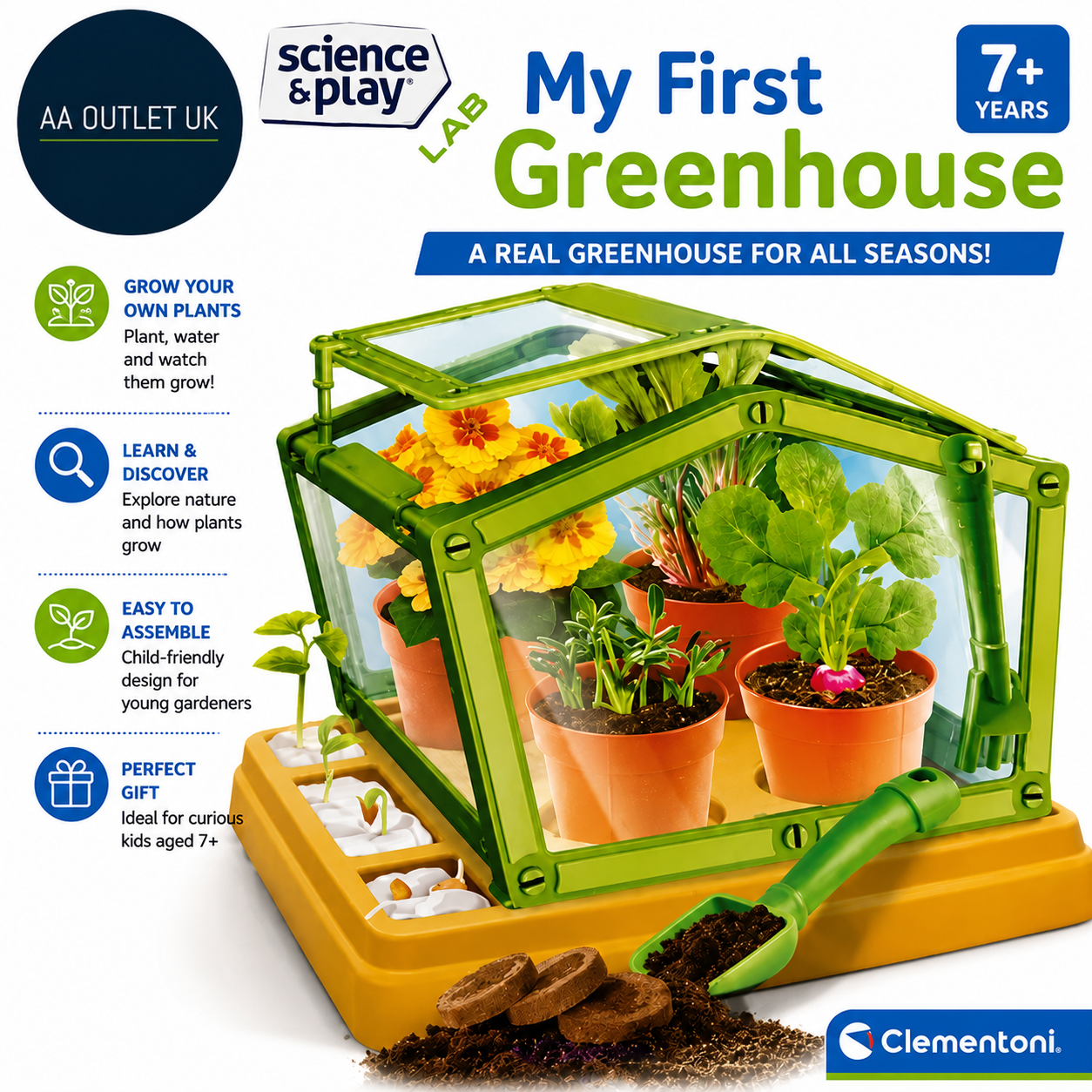 My First Greenhouse Clementoni Biology 7+