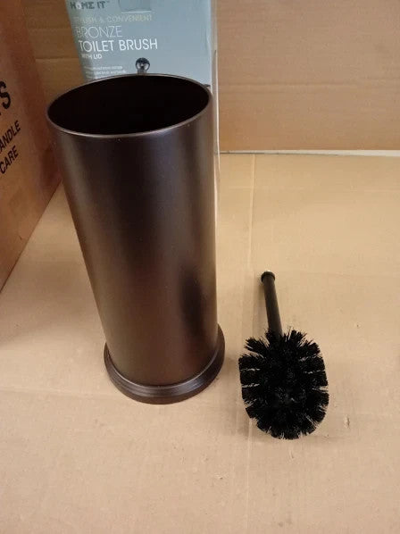 Heim It Mens Start It Toilet Cleaner Set Brush Large Bowl 34.3x13.2x13.2cm New