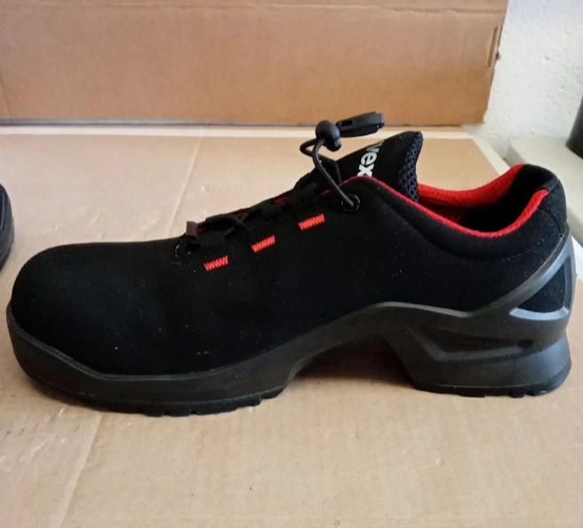 Uvex 1 Duo Low Safety Shoes S2 Black Red Lightweight Flexible Size UK/EU 42