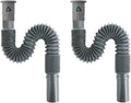2 Pieces Flexible Waste Trap Stretch Water Pipe Easy Installation Connector New
