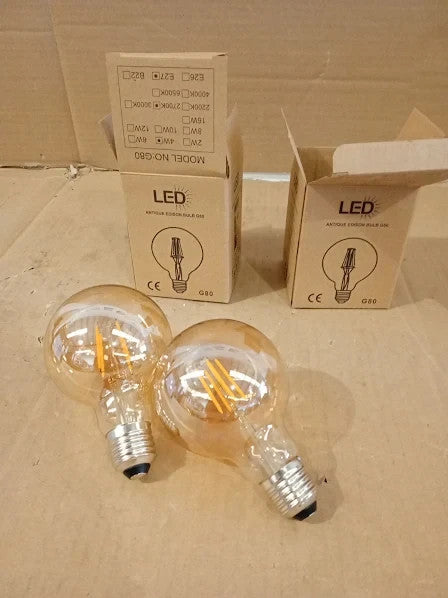 Yunrrd Vintage E27 Screw LED Edison Light Bulb 4W Warm White 2700K New