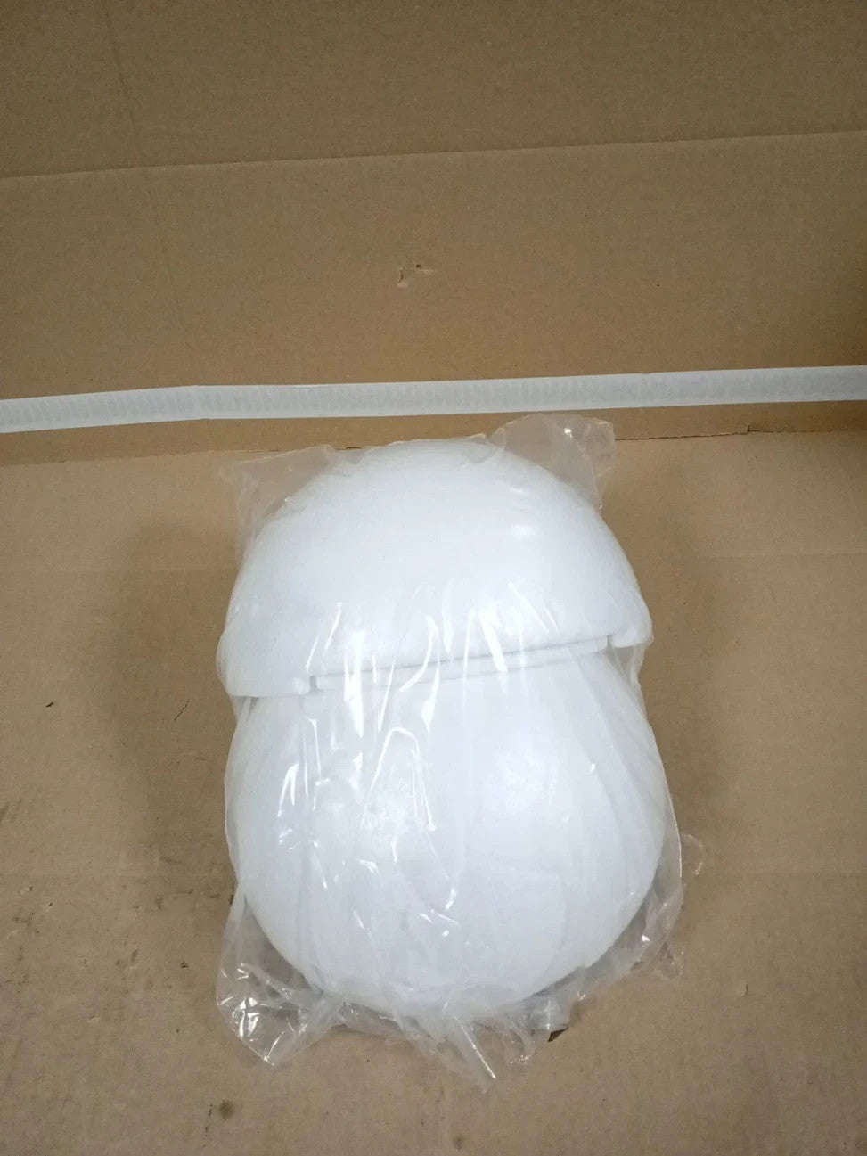 Sourcing Map 2 Pieces White Craft Foam Balls 5.1in Smooth Polystyrene White