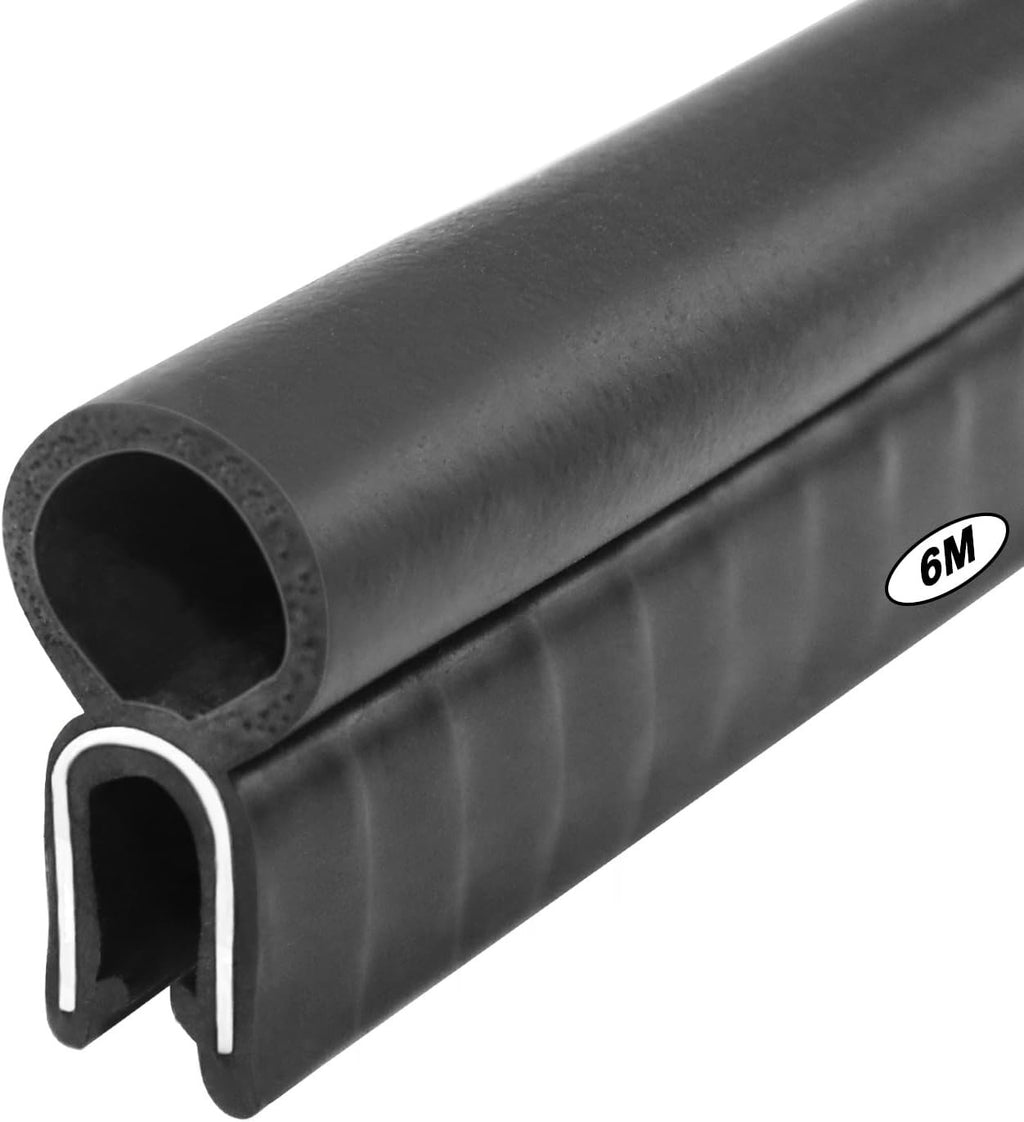 Storystore Car Door Rubber Seal Strip Top Bulb 6m Car Door Seal Boot New