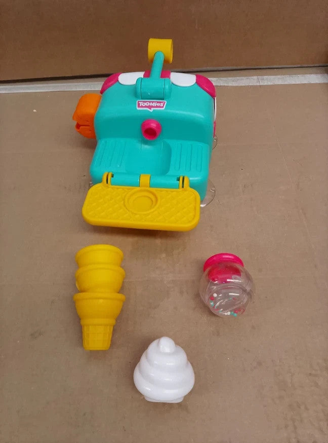 Toomies Foam Cone Factory Deluxe Ice Cream Bath Toy Bubble Maker Pretend Play