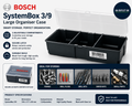 Bosch SystemBox Storage Box 3/9 Large Organiser Case Tool Plastic Durable Design