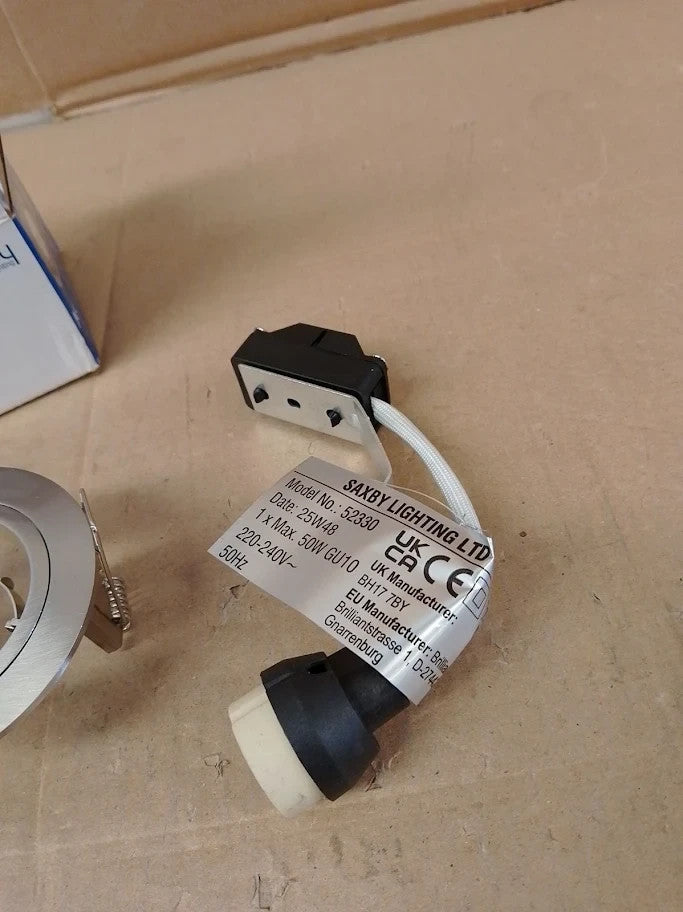National Lighting Recessed Mains Powered LED Spot Lights Downlights Ceiling New
