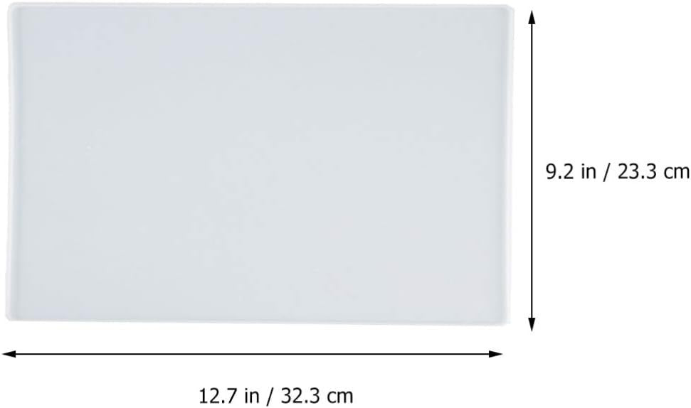 Rectangle Tray Mold Resin Large Silicone Clipboard 12.72x9.17x0.2in New