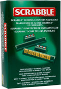 Ideal Scrabble Classic Scoring Counters Tile Racks Word Game 2 4 Player New