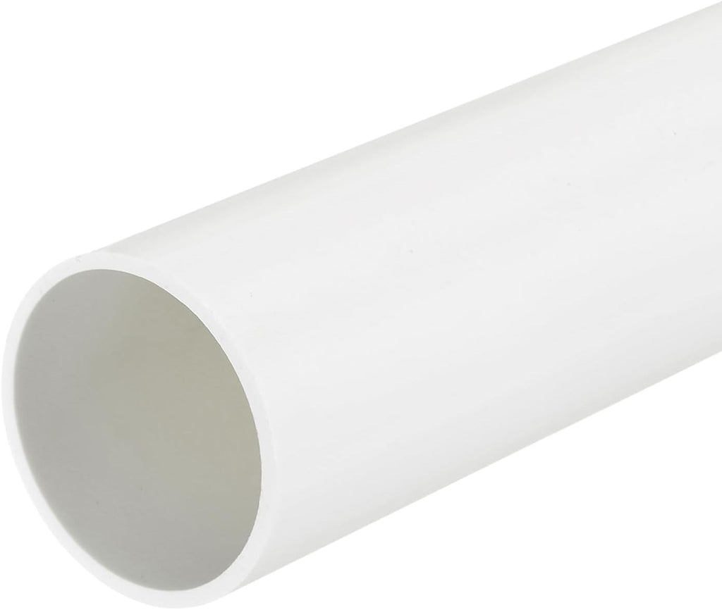 Sourcing Map 2in PVC Rigid Tube Round Pipe Tubing Hardware 45.2x50x330mm New