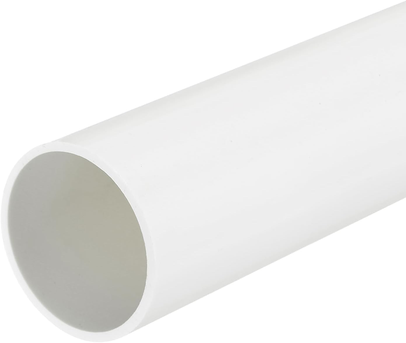 Sourcing Map 2in PVC Rigid Tube Round Pipe Tubing Hardware 45.2x50x330mm New