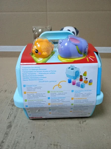 Fisher Price Baby Shape Sorting Toy FP Pets Sorting  Animal Transport Box