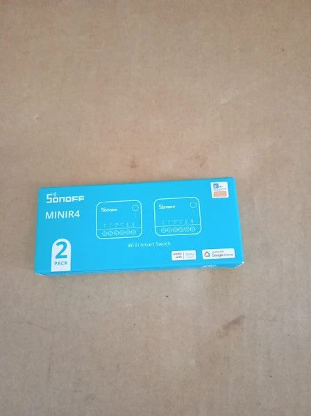 Sonoff MINIR4 Wifi Smart Switch 10A 2400W Zero Fire Wires 2pcs 39x33x17mil New