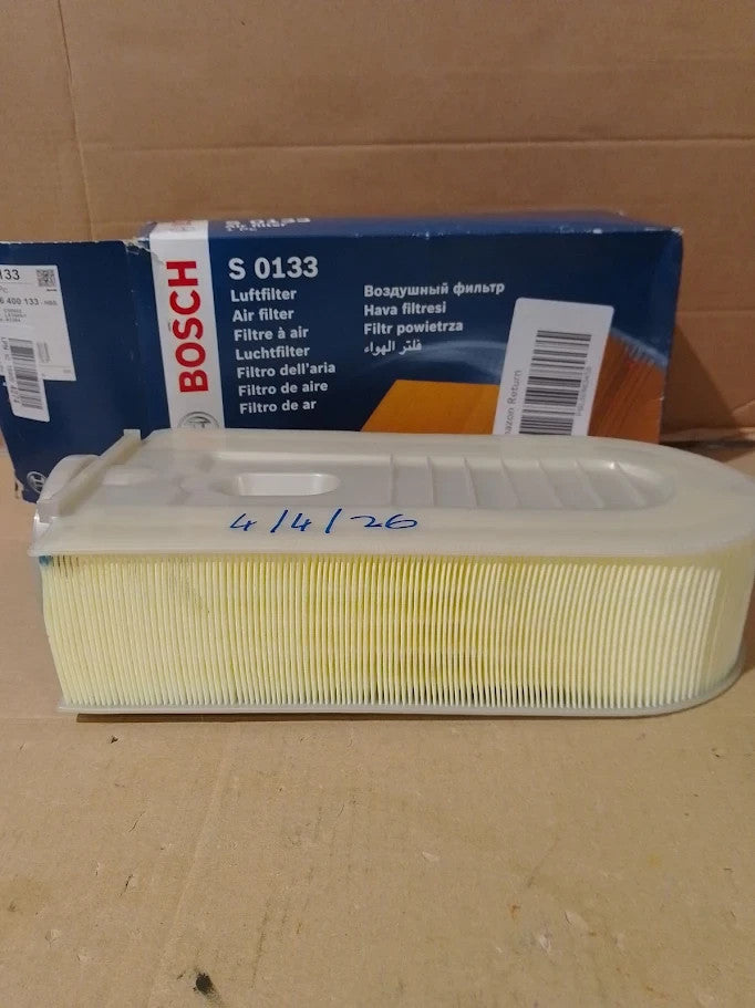 Bosch S0133 Car Air Filter Separates Particles  Air Intake Moisture Resistant