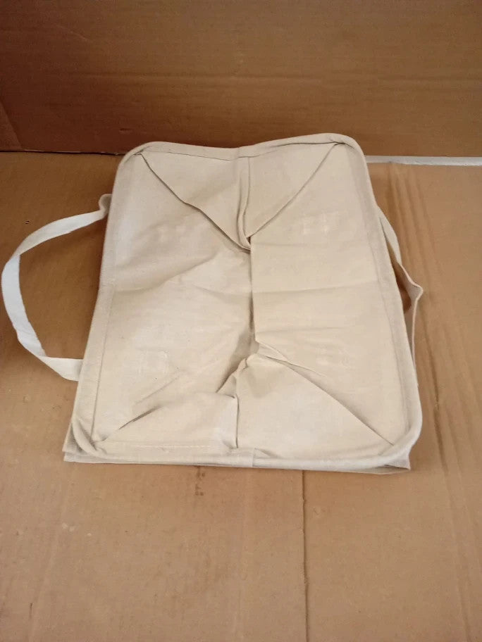75L Large Laundry Hamper Handles Dirty Clothes For Bedroom Waterproof Ivory New
