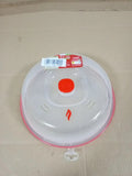 Snips Microwave Plate Bell 26.2x26.2x7.6cm Colour Red Transparent Lid Cover