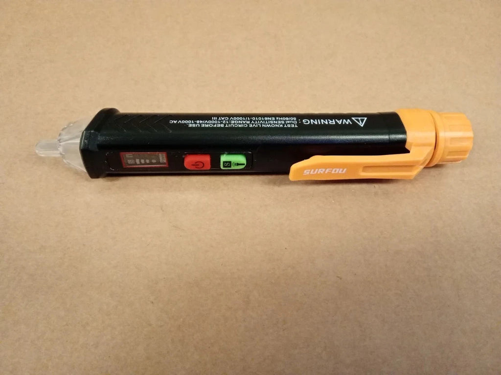SURFOU Voltage Tester Pen Dual Range AC 12v/48v Non Contact Detector NCV LED