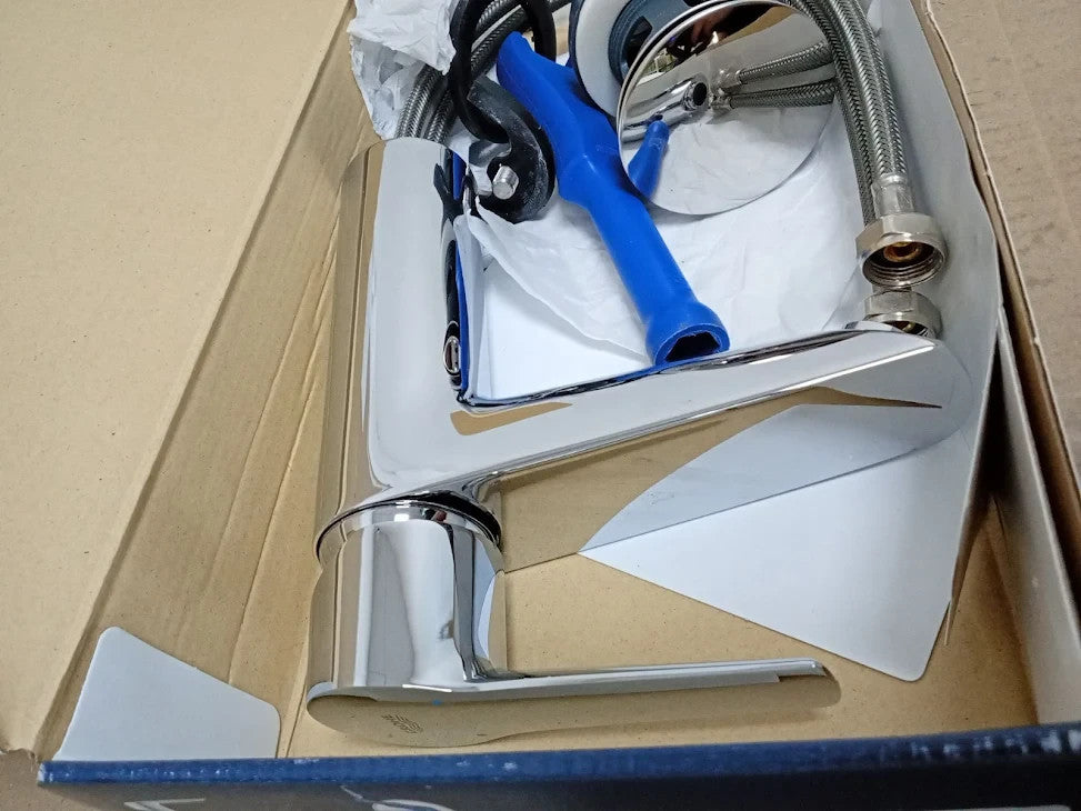 Grohe Quickfix Start Wash Basin Mixer Tap Click Clack Push Waste Set New