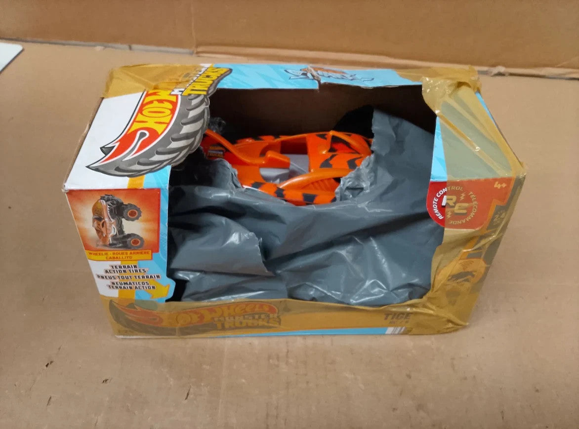 Hot Wheels Monster Trucks Remote Control Car HW Tiger Shark 1:24 Scale HNV03 4+