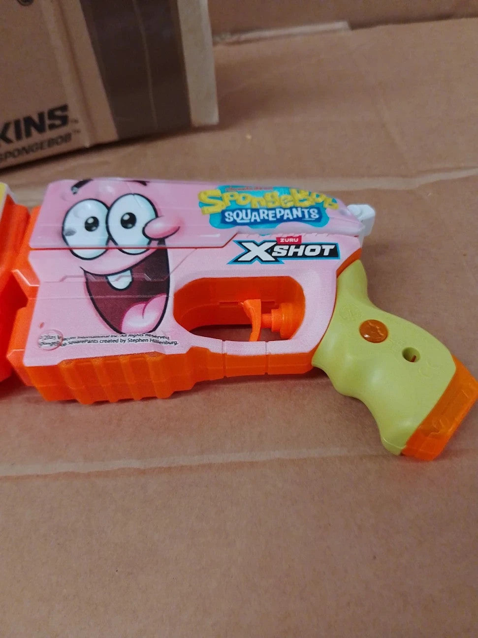XSHOT Water SpongeBob Jr Fast-Fill Water Blaster 2 Pack Kid Sized 150ml Outdoor