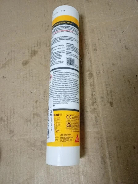SikaSeal One Hour Caulk  Previously Everflex 125 White 380ml New