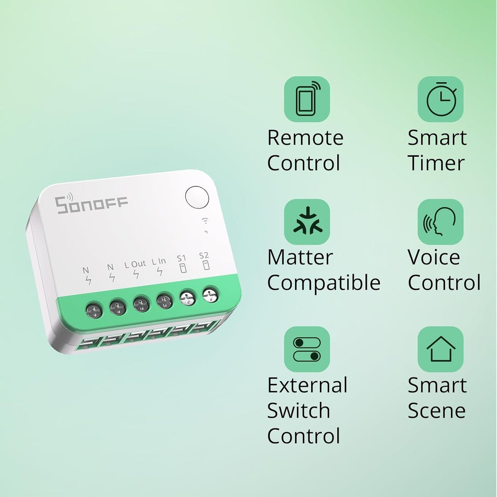 Sonoff Matter Smart Switch Wifi Mini DIY Module Alexa Google Home New