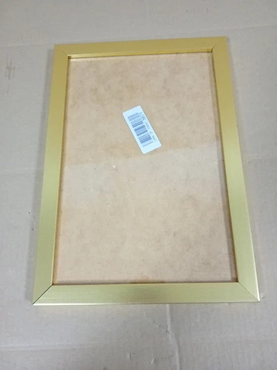 Frame Company Simpson Gold 12x8in Fitted Perspex Rectangular Wall Mount