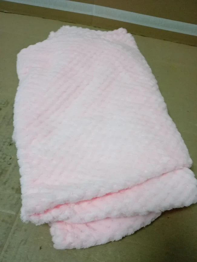 Soft Touch Baby Blanket Newborn Supersoft Waffle Newborn Car Seat 75x100cm New