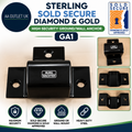 Sterling Sold Secure Diamond & Gold High Security Ground Wall Anchor GA1 Black