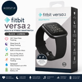 Fitbit Versa 2 Health Fitness Smartwatch Voice Control Sleep Music Swim Track