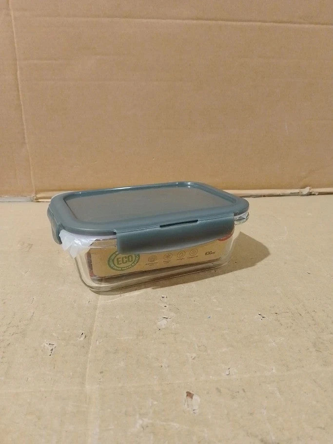 Lock&Lock Oven Glass Airtight Rectangle Container 630ML LLG 428 New