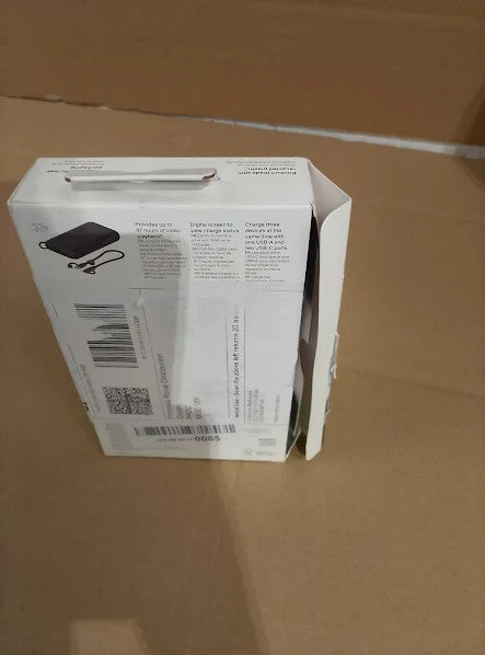 Belkin Portable Charger USB-C Power Bank 20,000mAh 2x Type C 1x USB-A New