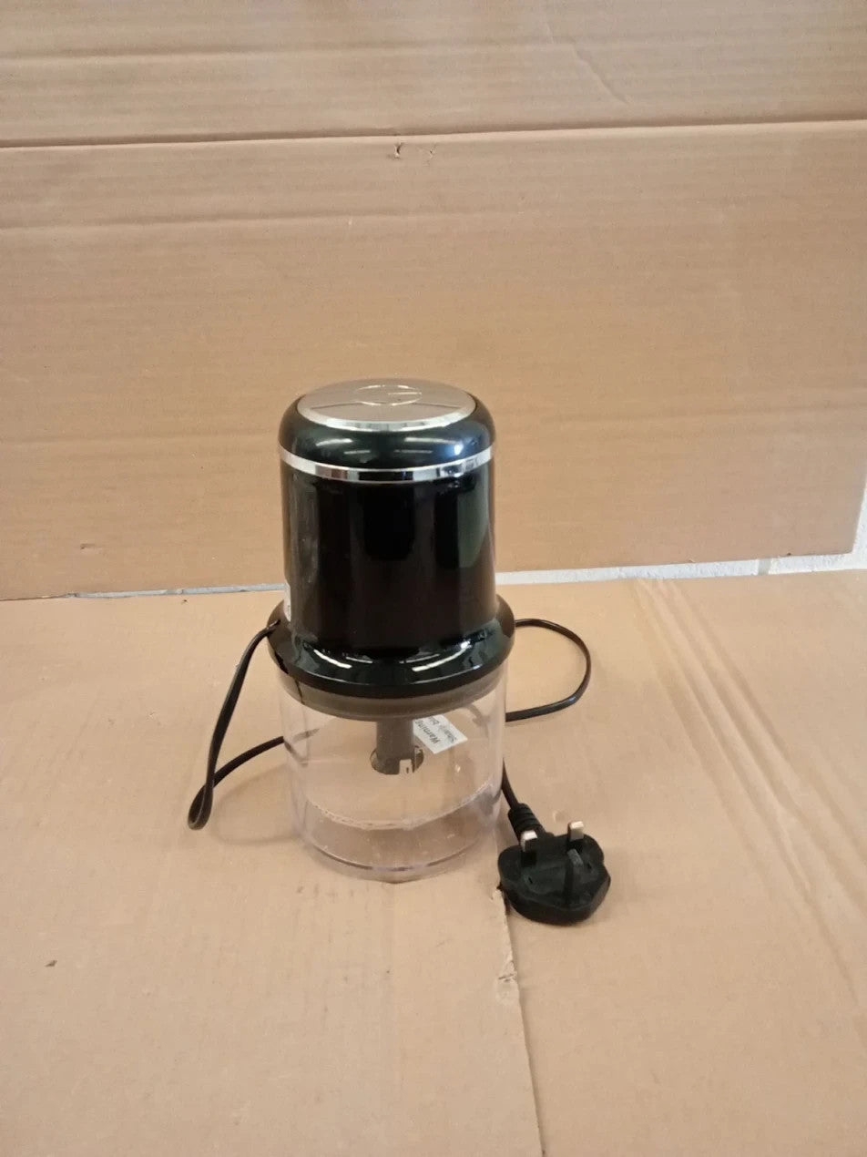 Cookworks CH1117BN Mini Chopper Black 200 Watts 0.5L Capacity Removable Blades