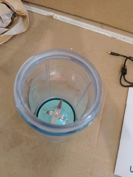 Nutribullet Portable Blender Light Blue Extractor Blade 475ml Cup 8x9.5x27.2cm