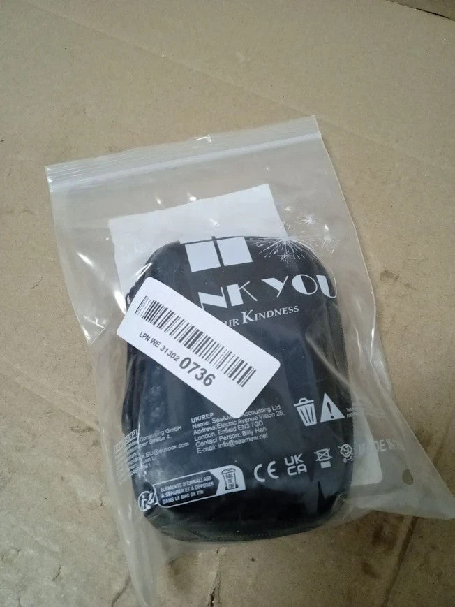 Coptiner Portable EVA Storage Pouch Bag 11.5x7.7x4.2cm Earphone Cable Black