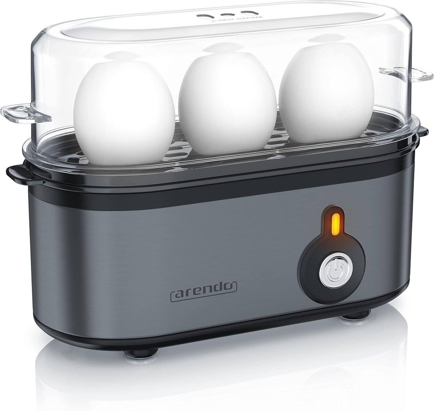 Arendo Electric Egg Boiler Automatic Cooker With Warming Function New
