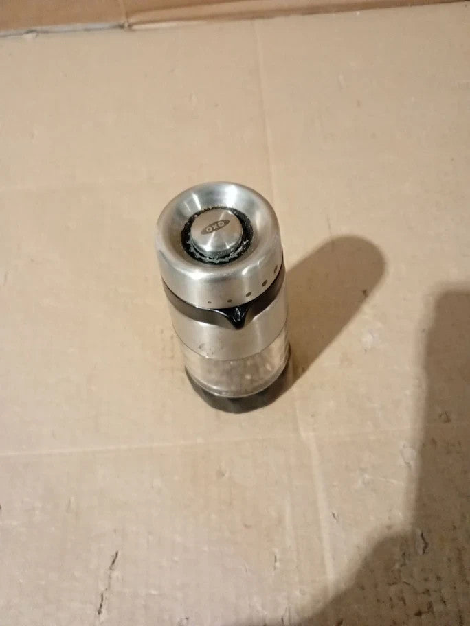 Oxo Good Grips Accent Mess Free Pepper Grinder Stainless 22.25wx5.5h Silver