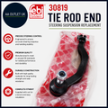 Febi Bilstein 30819 Tie Rod End Nut Steering Suspension Replacement Durable
