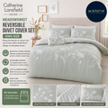 Catherine Lansfield Meadowsweet Floral Reversible Duvet Cover Set King Size