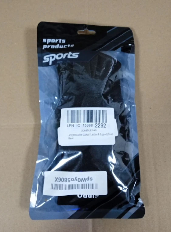 LACE PRO Soccer Ankle Guards Football Ankle Support Protectors Small Unisex New