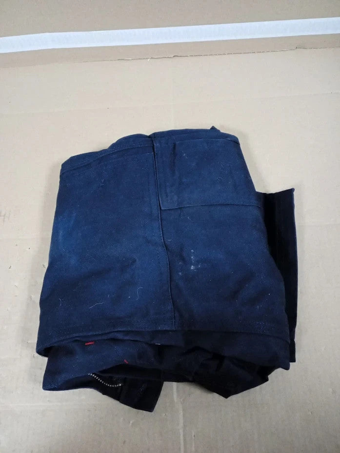 Lee Cooper Workwear Cargo Trousers Navy 34W 29L Knee Pad Pockets Durable Design
