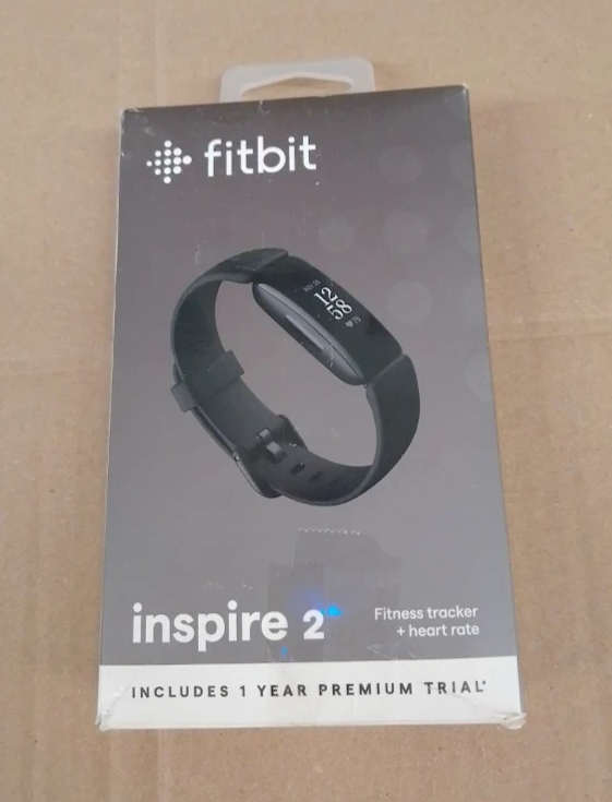 Fitbit Inspire 2 Fitness Tracker Heart Rate Sleep 10 Day Battery Black Premium