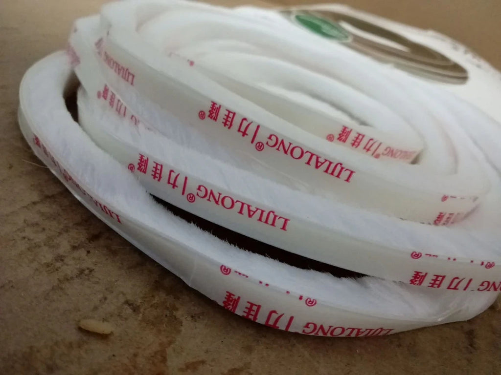 Fowong Brush Seal Weather Stripping High Density Felt Door Strip 4.9mx9mmx15mm