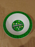 Minecraft 3pcs Dinner Set One Dinner Plate Soup Bowl Tumbler BPA Free 21cm