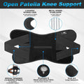 Lusenone Knee Support Side Stabilizers Adjustable Brace Men Women XL New