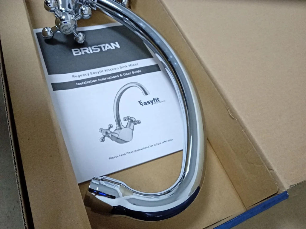 Bristan RG SNK EF C Regency Easyfit Kitchen Sink Mixer Tap Swivel Spout New